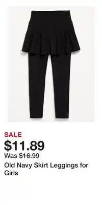 Old Navy Old Navy Skirt Leggings for Girls offer