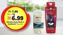 Meijer Old Spice Body Wash or Deodorant offer