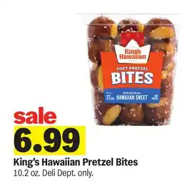 Meijer King's Hawaiian Pretzel Bites offer