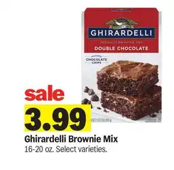 Meijer Ghirardelli Brownie Mix offer