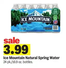 Meijer Ice Mountain Natural Spring Water offer