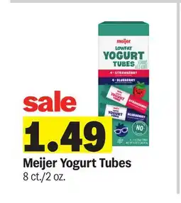Meijer Meijer Yogurt Tubes offer