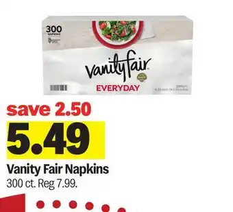 Meijer Vanity Fair Napkins offer