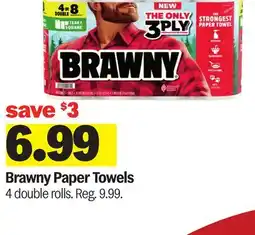 Meijer Brawny Paper Towels offer