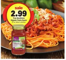 Meijer True Goodness Organic Pasta Sauce offer