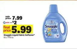 Meijer Snuggle Liquid Fabric Softener offer