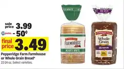 Meijer Pepperidge Farm Farmhouse or Whole Grain Bread offer