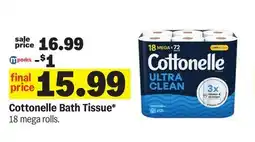 Meijer Cottonelle Bath Tissue offer