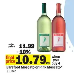 Meijer Barefoot Moscato or Pink Moscato offer