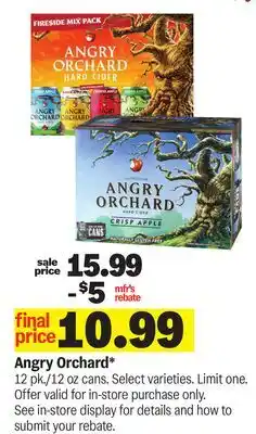 Meijer Angry Orchard offer