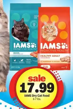 Meijer IAMS Dry Cat Food offer