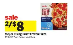 Meijer Meijer Rising Crust Frozen Pizza offer