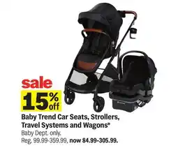 Meijer Baby Trend Car Seats, Strollers, Travel Systems and Wagons offer