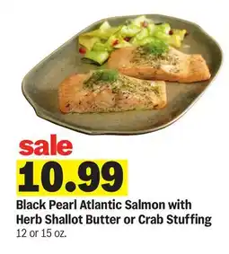 Meijer Black Pearl Atlantic Salmon with Herb Shallot Butter or Crab Stuffing offer