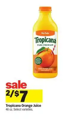 Meijer Tropicana Orange Juice offer
