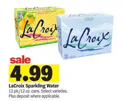 Meijer LaCroix Sparkling Water offer