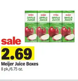 Meijer Meijer Juice Boxes offer