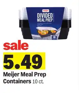 Meijer Meijer Meal Prep Containers offer