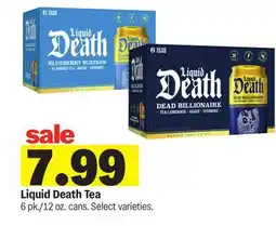 Meijer Liquid Death Tea offer