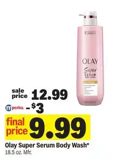 Meijer Olay Super Serum Body Wash offer