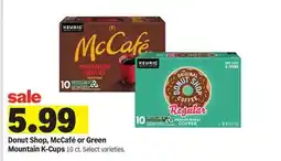 Meijer Donut Shop, McCafé or Green Mountain K-Cups offer