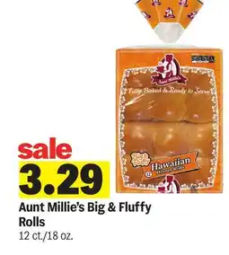 Meijer Aunt Millie's Big & Fluffy Rolls offer