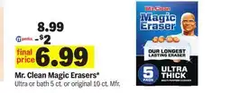 Meijer Mr. Clean Magic Erasers offer