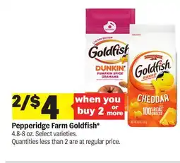 Meijer Pepperidge Farm Goldfish offer