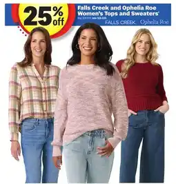 Meijer Falls Creek and Ophelia Roe Women's Tops and Sweaters offer
