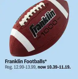 Meijer Franklin Footballs offer
