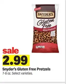 Meijer Snyder's Gluten Free Pretzels offer