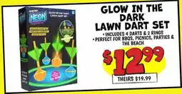 Ollie's NEON DARK LAWN DART SET offer