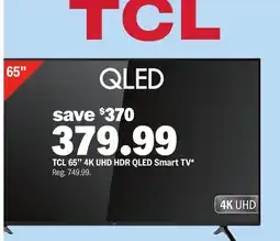 Meijer TCL 65'' 4K UHD HDR QLED Smart TV offer