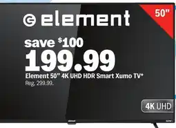 Meijer Element 50 4K UHD HDR Smart Xumo TV offer