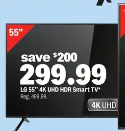 Meijer LG 55 4K UHD HDR Smart TV offer