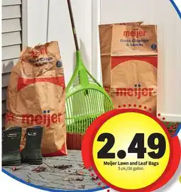 Meijer Meijer Lawn and Leaf Bags offer