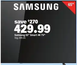 Meijer Samsung 65 Smart 4K TV offer