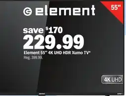 Meijer Element 55 4K UHD HDR Xumo TV offer