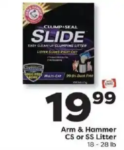 Weis Markets Arm & Hammer CS or SS Litter offer