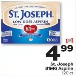 Weis Markets St. Joseph 81MG Aspirin offer