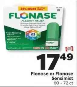 Weis Markets Flonase or Flonase Sensimist offer