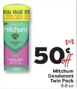 Weis Markets Mitchum Deodorant Twin Pack offer