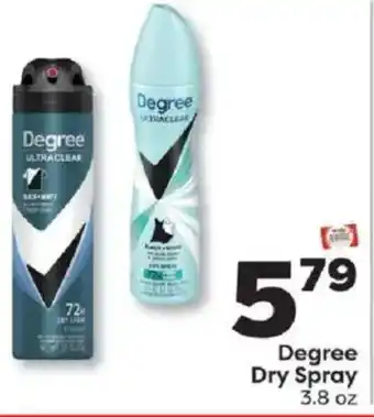 Weis Markets Degree Dry Spray offer