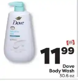 Weis Markets Dove Body Wash offer