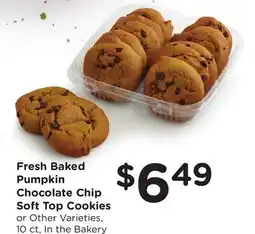 Ralphs Fresh Baked Pumpkin Chocolate Chip Soft Top Cookies offer