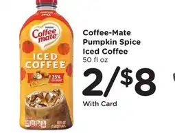 Ralphs Coffee-Mate Pumpkin Spice Iced Coffee offer