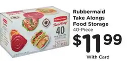 Ralphs Rubbermaid Take Alongs Food Storage offer