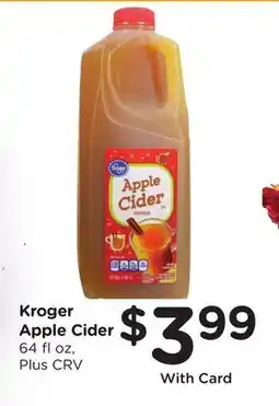 Ralphs Kroger Apple Cider offer