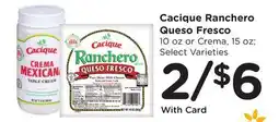 Ralphs Cacique Ranchero Queso Fresco offer