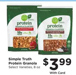 Ralphs Simple Truth Protein Granola offer